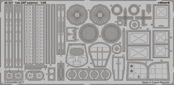 Як-28П экстерьер 1/48 