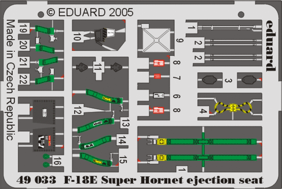 F-18E ejection seat 1/48 