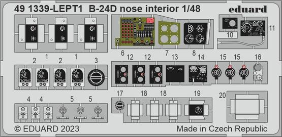 B-24D nose interior 1/48  - 1