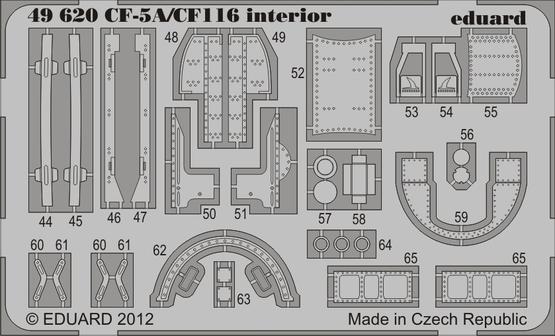 CF-5A/CF-116 interior S.A. 1/48 