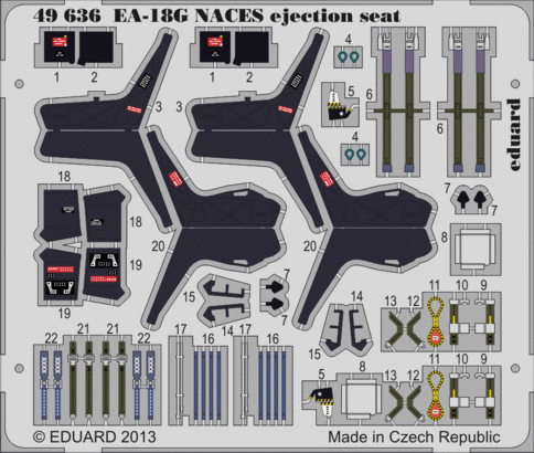 EA-18G NACES ejection seat 1/48 