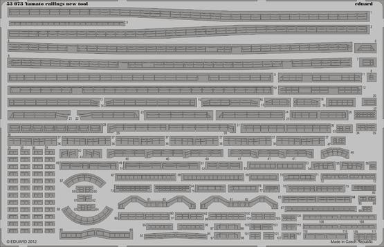 Yamato railings - new tool 1/350 