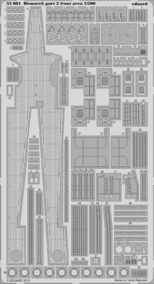 Bismarck part 2 - front area 1/200 