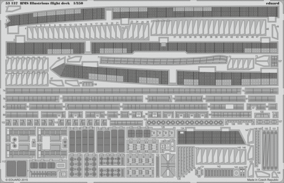 HMS Illustrious flight deck 1/350 