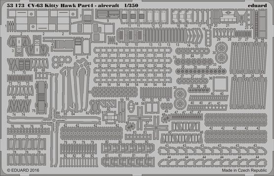 CV-63 Kitty Hawk pt.4 - aircraft 1/350 