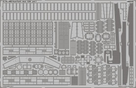 HMS Hood pt.5 deck 1/200  - 1