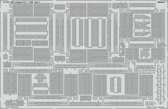 USS Langley CV-1 1/350  - 1