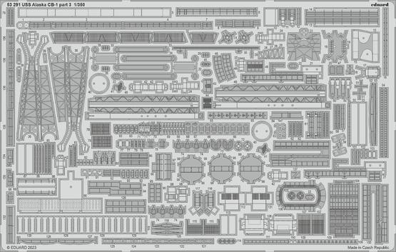 USS Alaska CB-1 part 3 1/350 