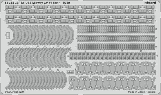 USS Midway CV-41 part 1 1/350  - 1