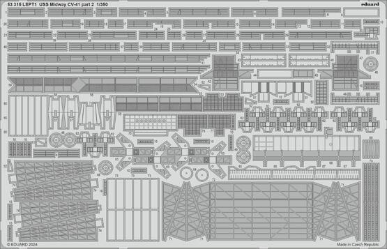 USS Midway CV-41 část 2. 1/350 