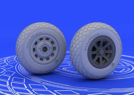 P-51 wheels 1/48  - 1