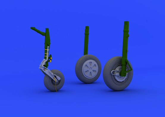 MiG-21PFM wheels 1/48  - 1