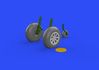 P-40B wheels  1/48 1/48 - 1/5