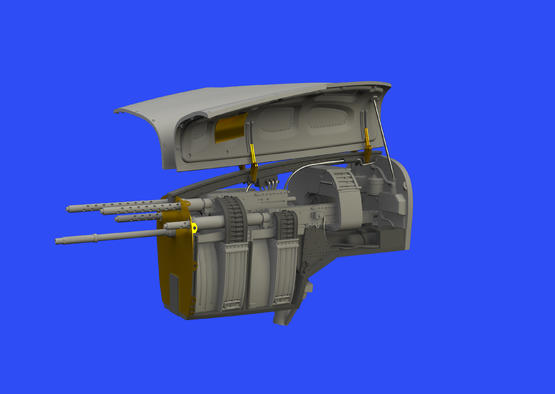 P-38F/G nose gun bay 1/48  - 1