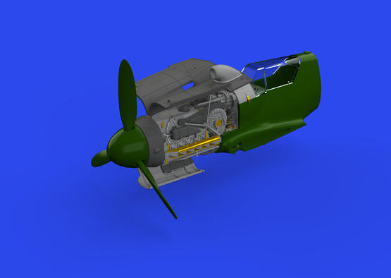 Bf 109K-4 engine 1/48  - 1