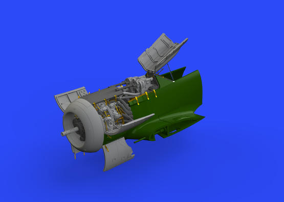 Fw 190A-7 motor a trupové zbraně 1/48  - 1