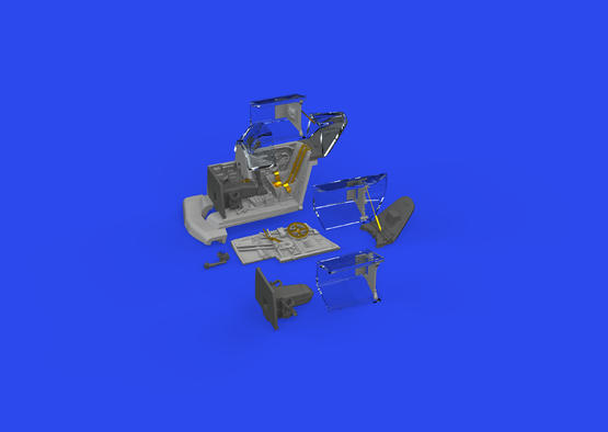 Bf 109G-5/G-6 cockpit PRINT 1/72  - 1