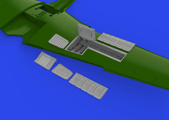 P-51D zbraňové šachty PRINT 1/72  - 1