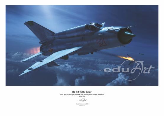 Poster - MiG-21MF fighter-bomber 