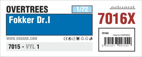 Fokker Dr.I OVERTREES 1/72 
