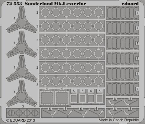 Sunderland Mk.I exterior 1/72 