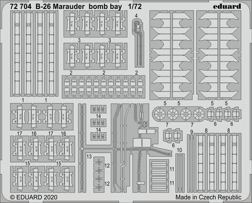 B-26 Marauder bomb bay 1/72 