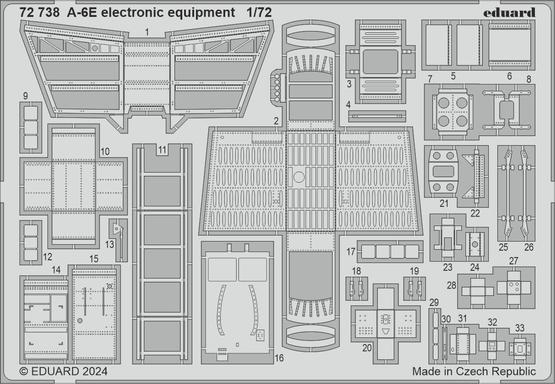 A-6E elektronické vybavení 1/72 