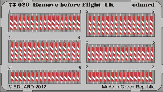 Remove before flight UK 1/72 