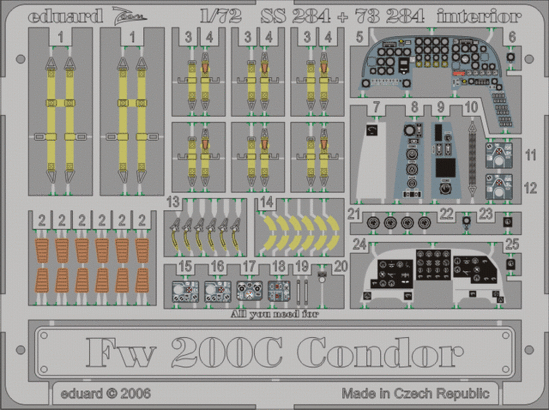 Fw 200C Condor interior 1/72  - 1