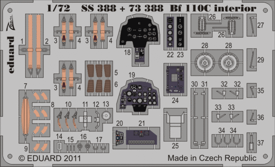 Bf 110C S.A. 1/72  - 1