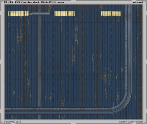 USN Carrier deck 1944-45 lift area 1/72 