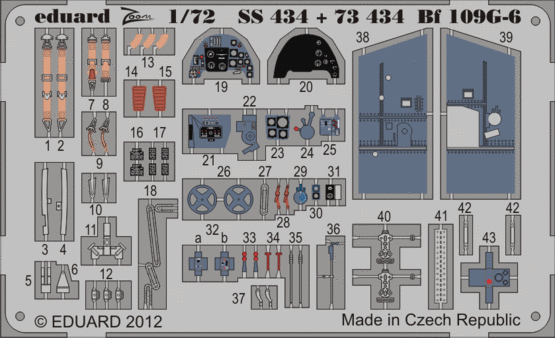 Bf 109G-6  S.A. 1/72  - 1