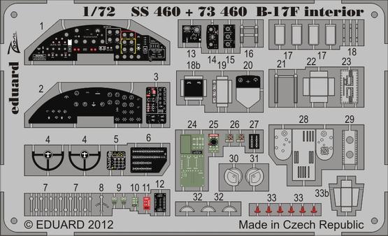 B-17F interior 1/72 1/72  - 1