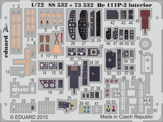 He 111P-2 interior S.A. 1/72  - 1