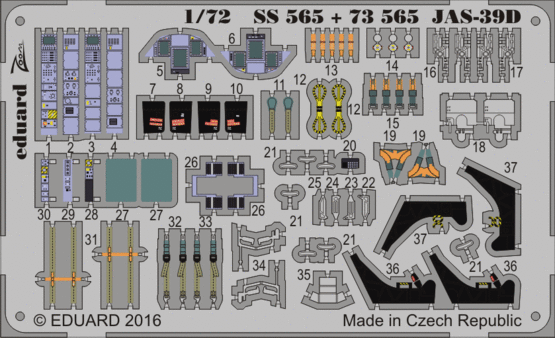 JAS-39D 1/72  - 1