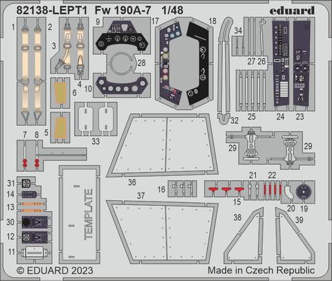 Fw 190A-7 PE-set 1/48 