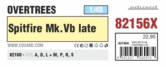 Spitfire Mk.Vb pozdní verze OVERTREES 1/48 