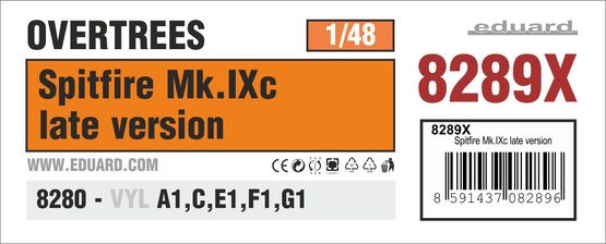 Spitfire Mk.IXc late version OVERTREES 1/48 