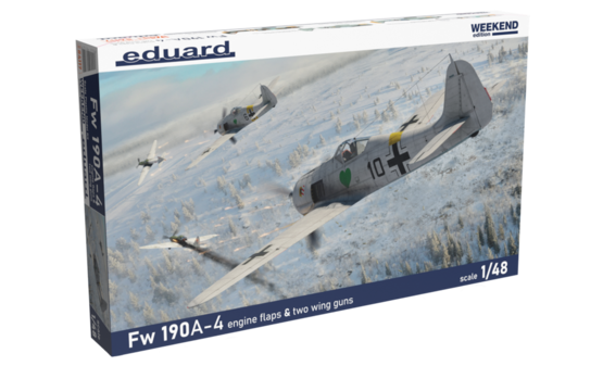 Fw 190A-4 s klapkami chlazení motoru a 2kanonovým křídlem 1/48  - 1