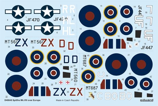 Spitfire Mk.VIII over Europe 1/48 