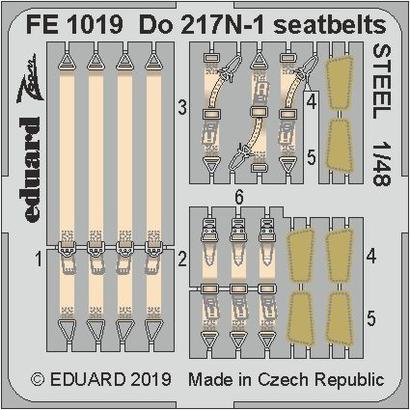 Do 217N-1 seatbelts STEEL 1/48 