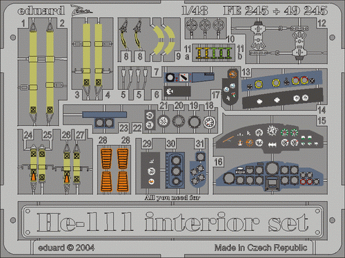 He 111 interior 1/48 