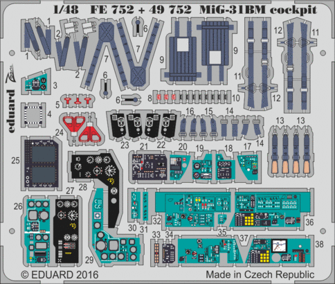 MiG-31BM cockpit 1/48 