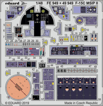 F-15C MSIP II interior 1/48  - 1