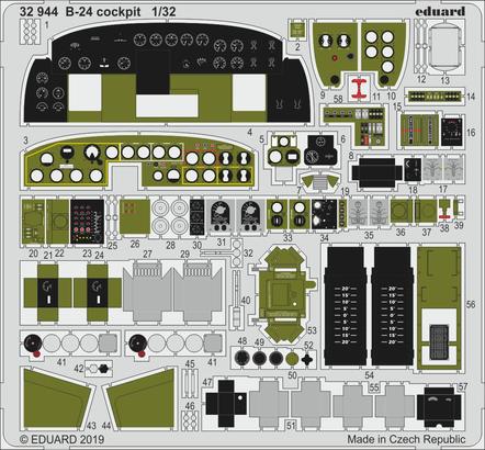 B-24 cockpit 1/32 