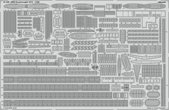 HMS Dreadnought 1915 1/350 