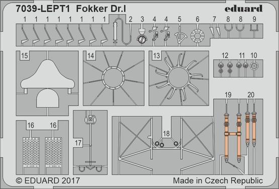 Fokker Dr.I  LEPT 1/72 