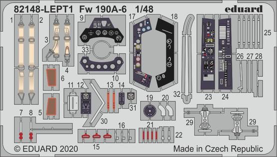 Fw 190A-6 PE-set 1/48 