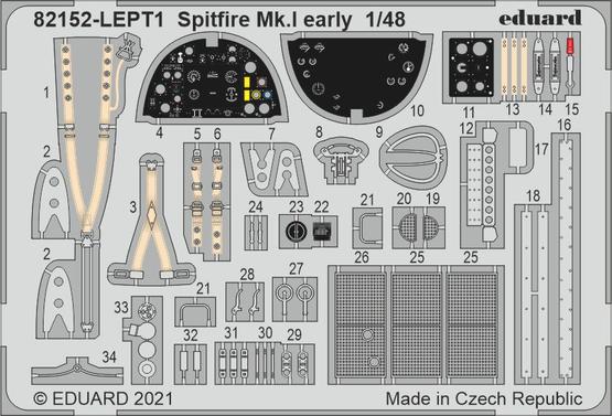 Spitfire Mk.I raná verze LEPT 1/48 