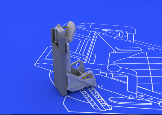 MiG-15 ejection seat 1/72  - 2